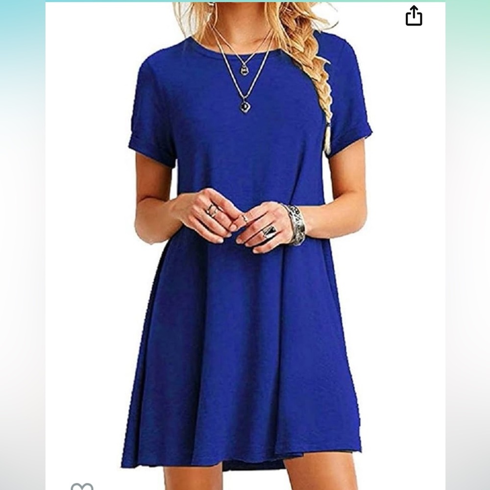 Context for Lord and Taylor Sundress/Beach Coverup w/2 Front Pockets. Royal Blue